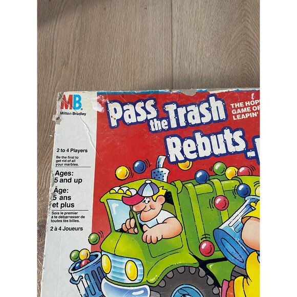1987 Pass the Trash Board Game by Milton Bradley - Picture 2 of 5